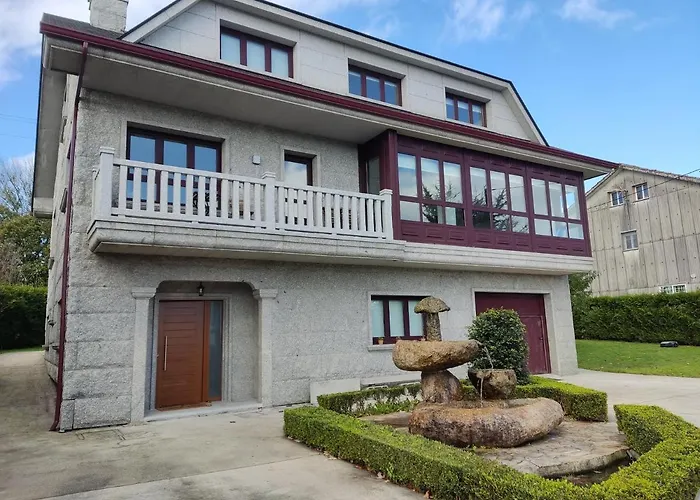 Casa Rigo En Sigueeiro, Cerca De Santiago De Compostela